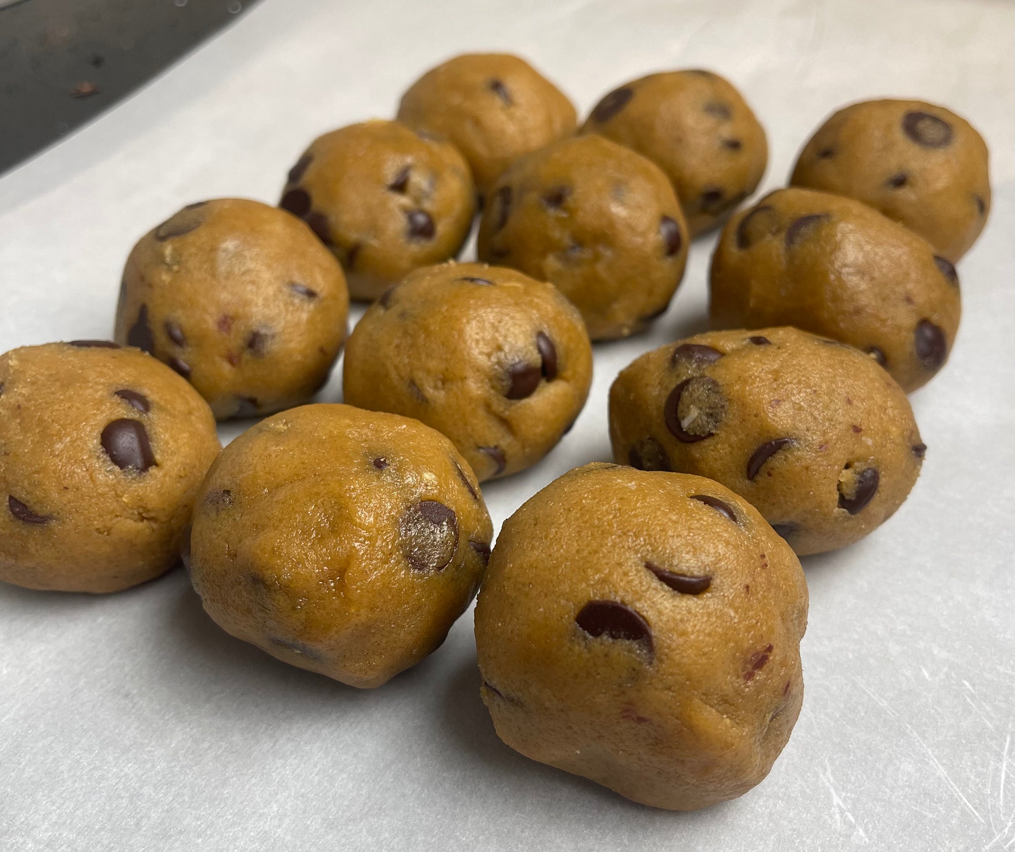 Chocolate Callet Cookie Dough (12 Cookies)